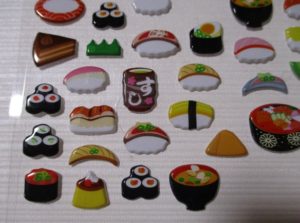 お寿司立体シール - ショップ tommy beans ステッカー・シール - Pinkoi