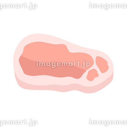 豚肉の部位のシルエットイラストイラスト無料・かわいいテンプレート