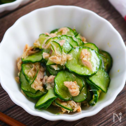 大根ときゅうりのツナマヨサラダ