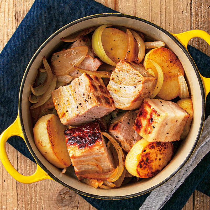 悪魔のてりたまベーコン丼の作り方