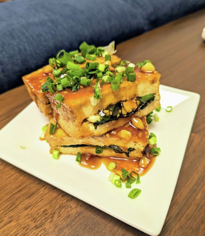 厚揚げのチーズ焼き