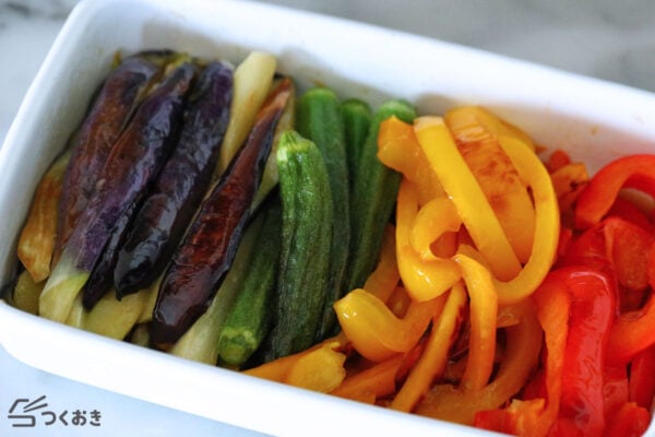 夏野菜の揚げびたしのレシピ 作り方：白ごはん.com