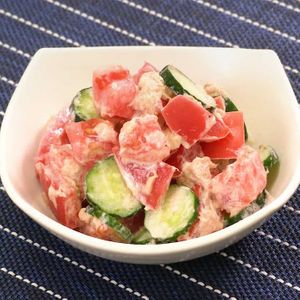 きゅうりとツナのサラダ
