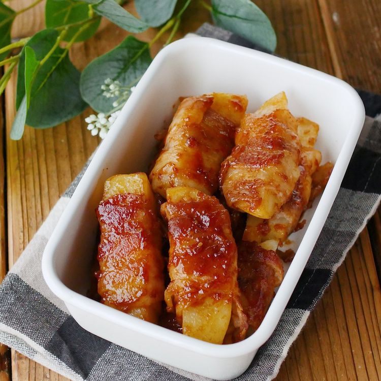 お弁当用☆豚バラ肉とほうれん草の炒め物