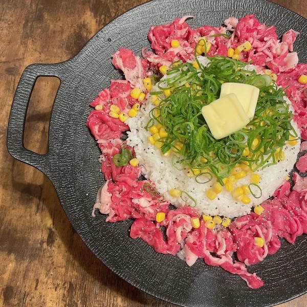 料理メモ ビーフガーリックライス：朝日新聞