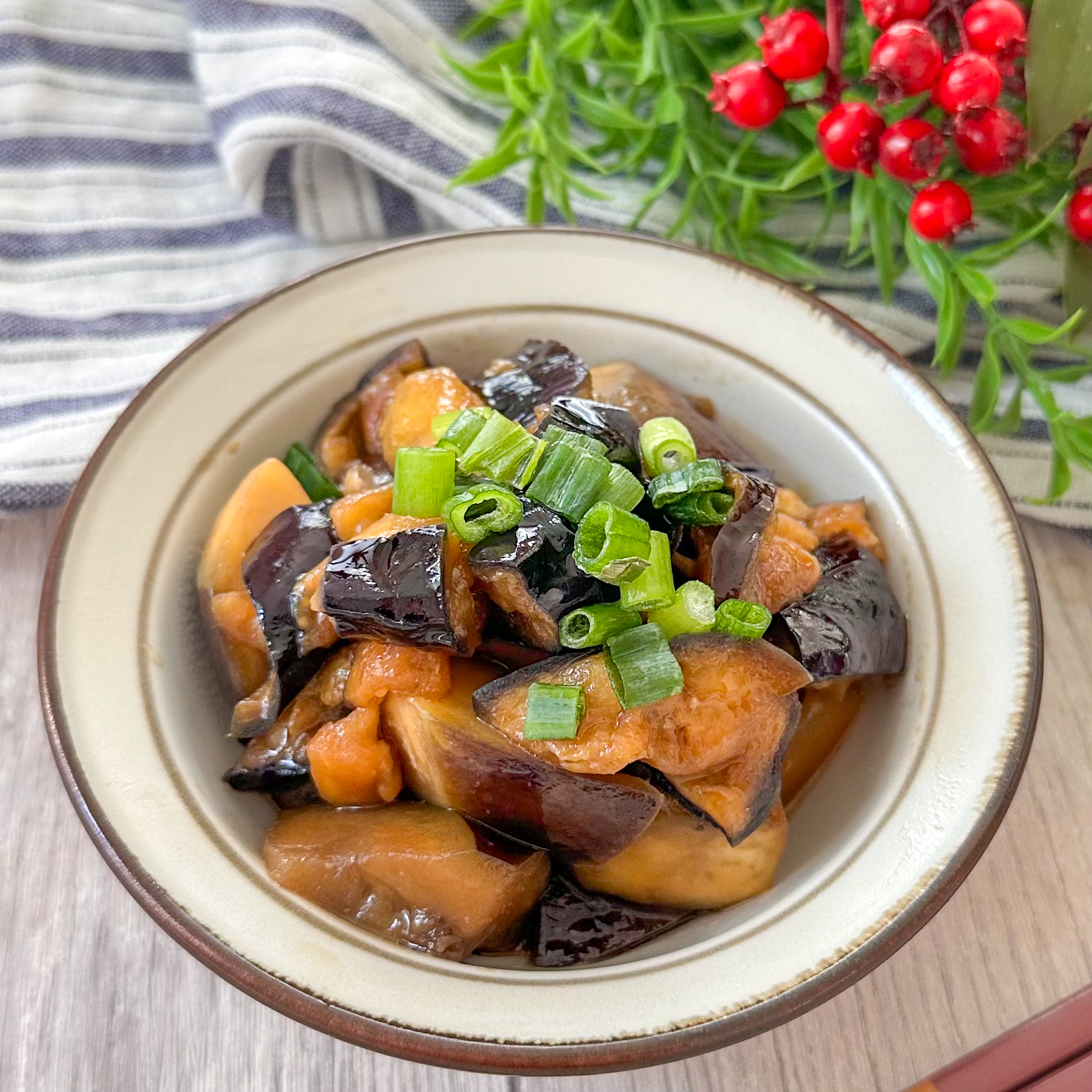 とろとろ食感♪ レンジで焼きなす風