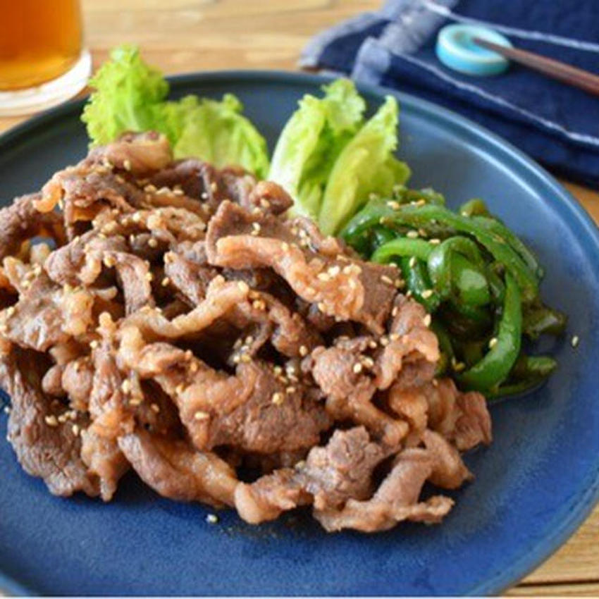 簡単ご飯が進む♪牛バラ肉と玉ねぎの焼肉たれ炒め♡