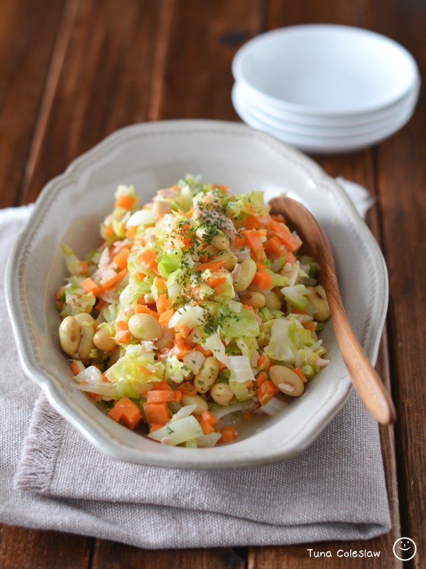 パパッと作れる♪ ほうれん草のツナマヨサラダ