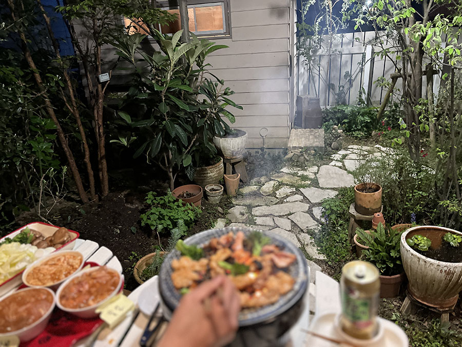 七輪！お手軽スピーディー、庭七輪七輪マスタ