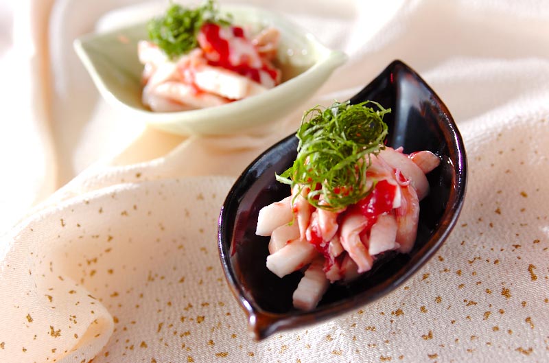 材料３つ！長芋の梅しそ和え♪ 簡単切って混ぜるだけ。 - ふぁそらキッチン