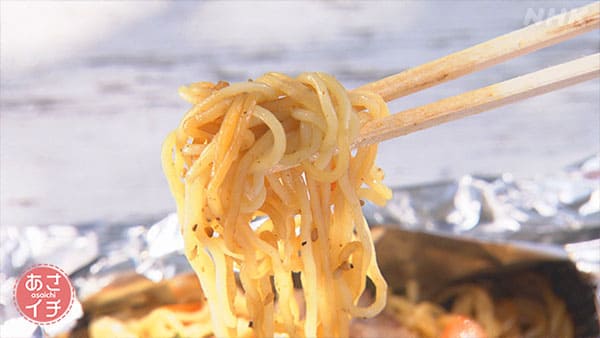 作ってみた ホタルイカ入り 春のほったらかし焼きそば 作り方・レシピ