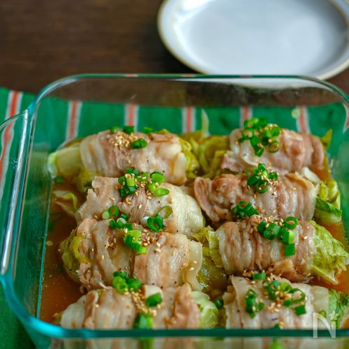 レタスの蒸し煮風