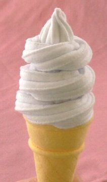 *フェルトで作る*生クリームのつくり方