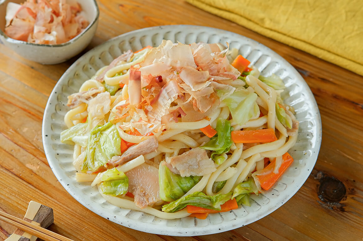 白だしだけ♪簡単鍋焼きうどん