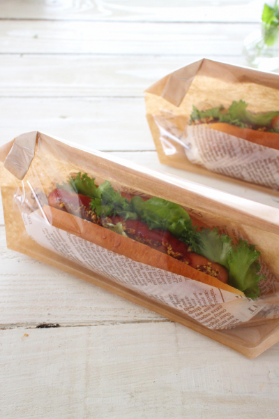 ホットドッグ弁当箱なし！100均アイテムでつぶれない包み方・詰め方