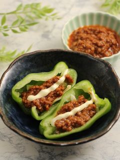 生ピーマンと肉味噌の献立 実は簡単だった今日のごはん＊群馬クレインサンダーズ働くアラフォーママのリアル365日ごはん