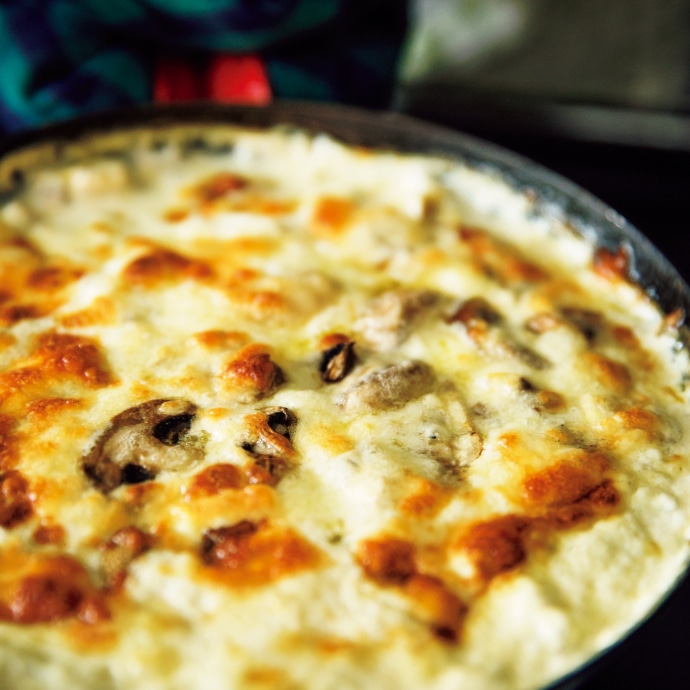 野菜ひとつでシンプルに。白菜のクリームグラタンスパイスとハーブと栗原はるみ