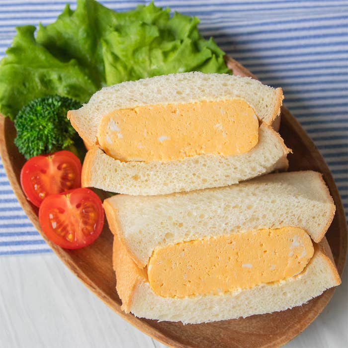 主夫がつくる玉子焼きのサンドイッチ