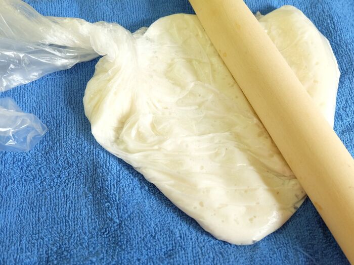 長芋とえびのチリソース炒め