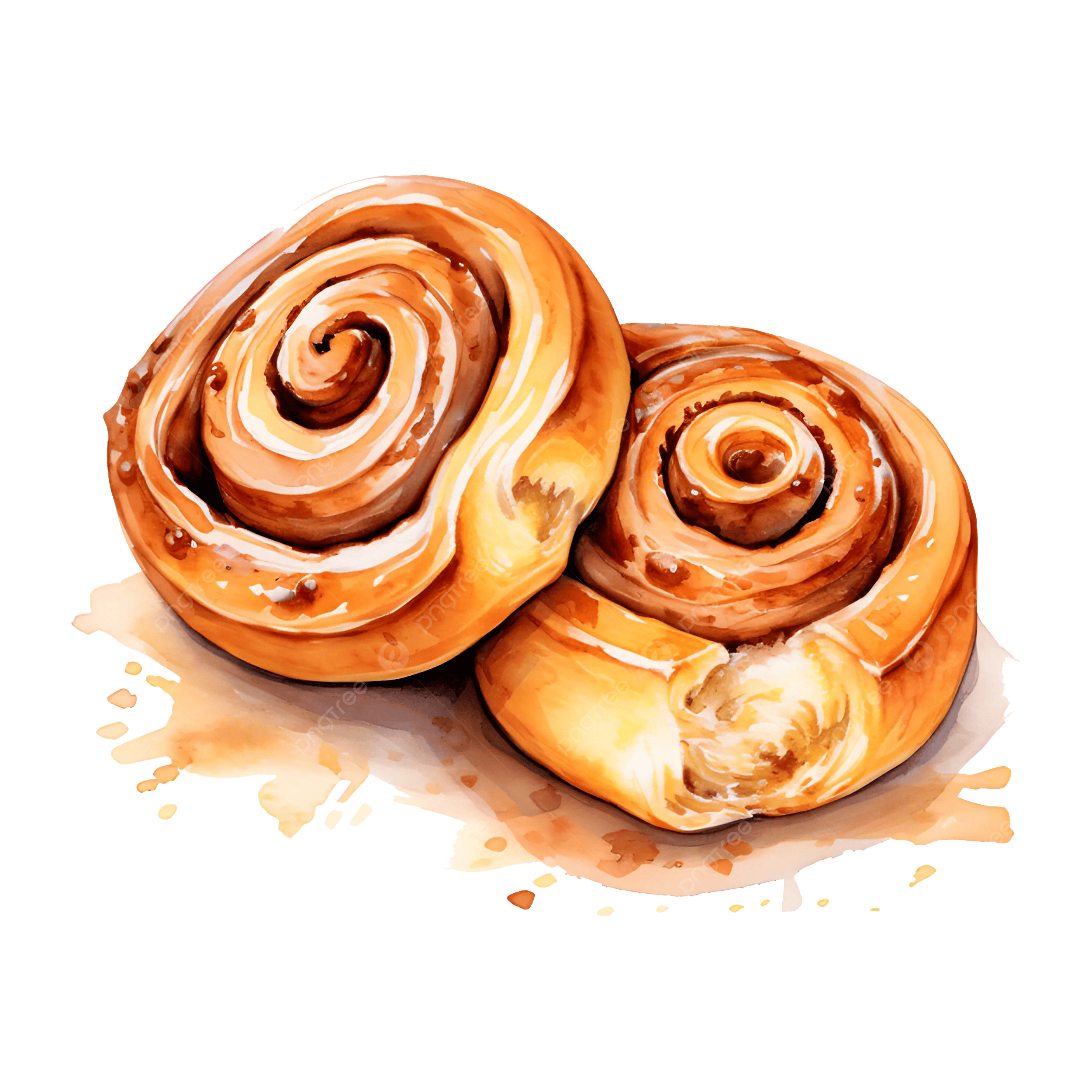 北欧タイプのシナモンロール 水彩色鉛筆イラストのイラスト素材82927877- PIXTA