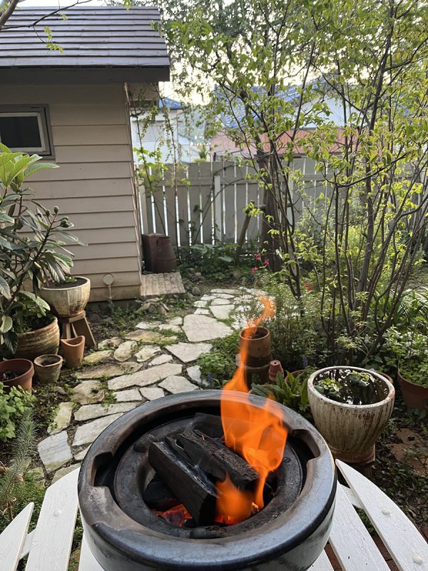 たまにはお庭で七輪 お盆はBBQだね の巻 : Cool but natural で行こ～