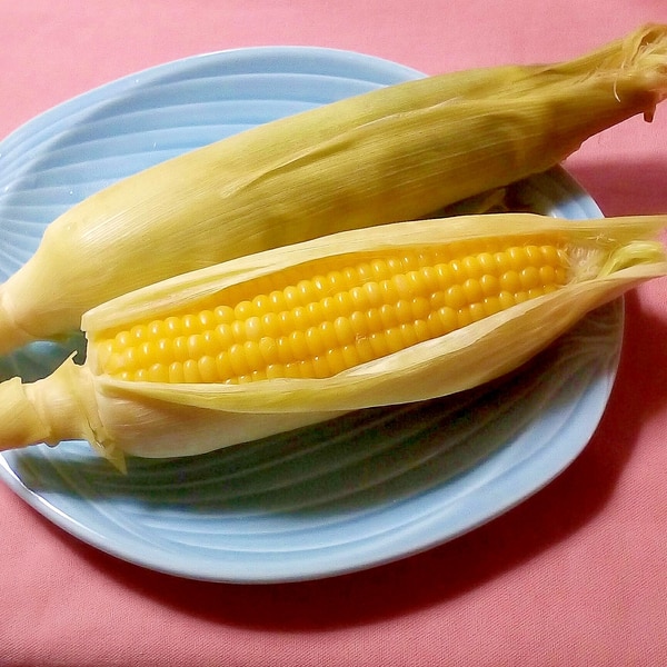 鍋より簡単 フライパンでゆでとうもろこし