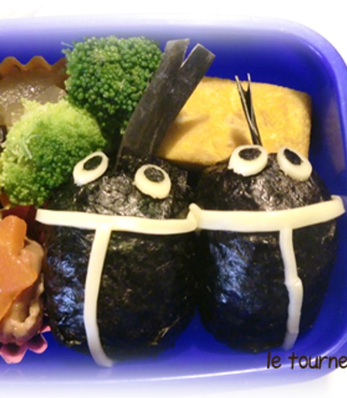 お豆でクワガタ＆カブトムシおにぎりの作り方 モンチのキャラ弁教室なんかいい事あるかもっ