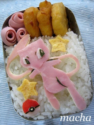 立体ミュウ弁当☆ポケモンキャラ弁