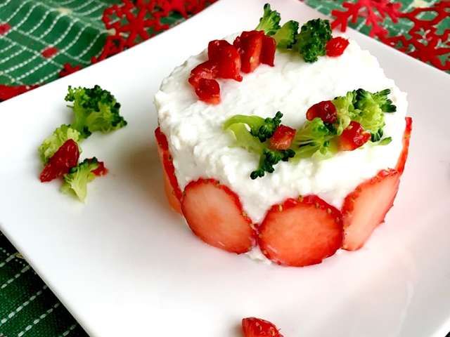 米粉のクリスマスケーキ