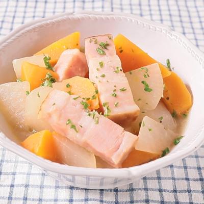 ブロックベーコンsimple焼き