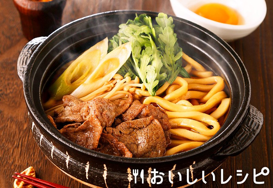 あごだしつゆすき焼きレシピ情報おいしさ、あごの差。くばら久原醤油