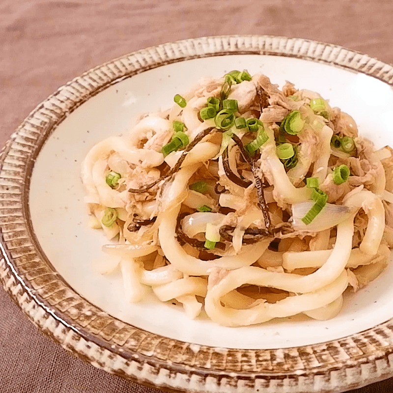 ツナ入り焼きうどん