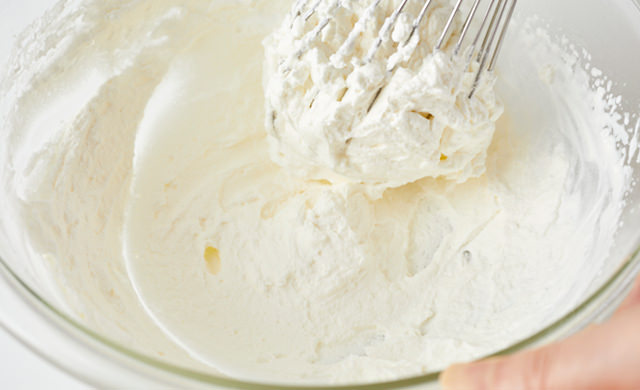 ホイップクリームを冷凍したいとき