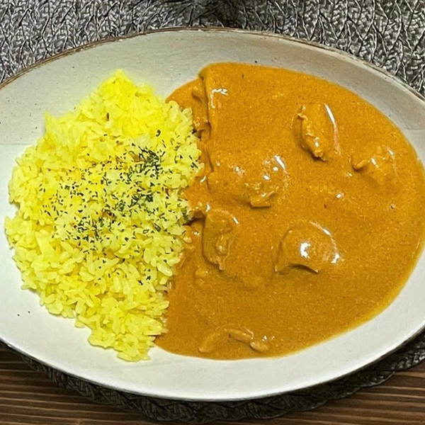 シェフお墨付き簡単市販のルーでバターチキンカレー♡