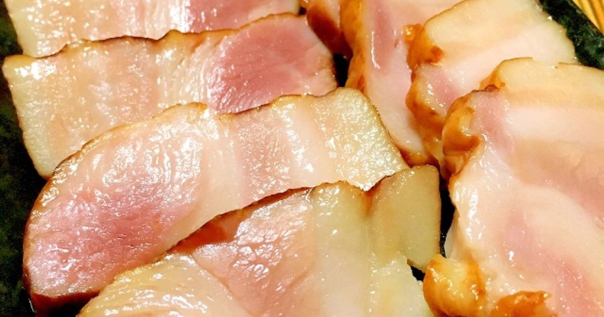 米久 原形ベーコンブロック を食べてみました目指せお得マスターe