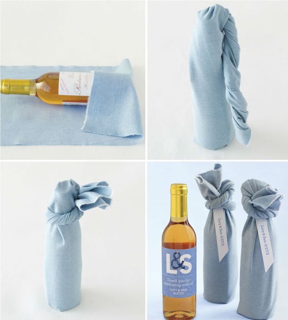 海外の方や母の日のプレゼントにぴったり「お酒のきもの包み」 - YouTube