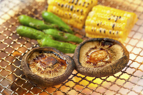 旨味が凝縮！ しいたけのグリル焼き