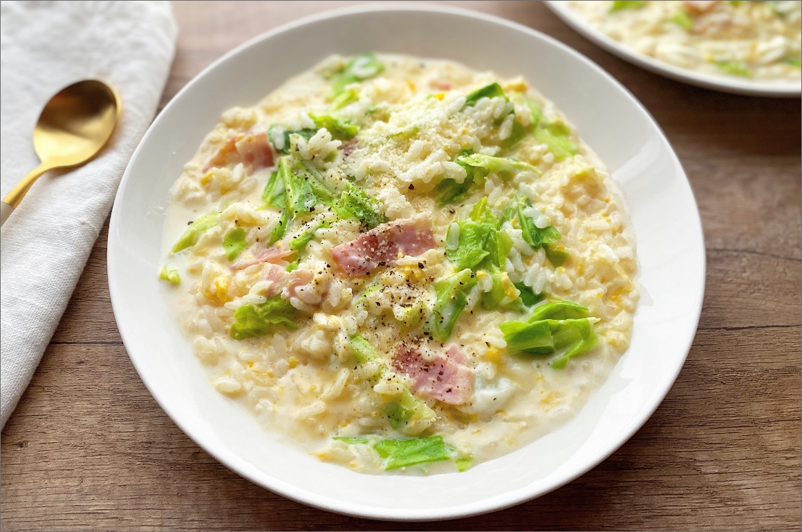 さつまいもと黒ごまの和風リゾットおすすめレシピSalute Kitchen Supported by Funasho