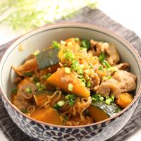 豚肉とかぼちゃとこんにゃくの麺つゆ炒め ^^レシピ・作り方 by xmickyx - 楽天レシピ