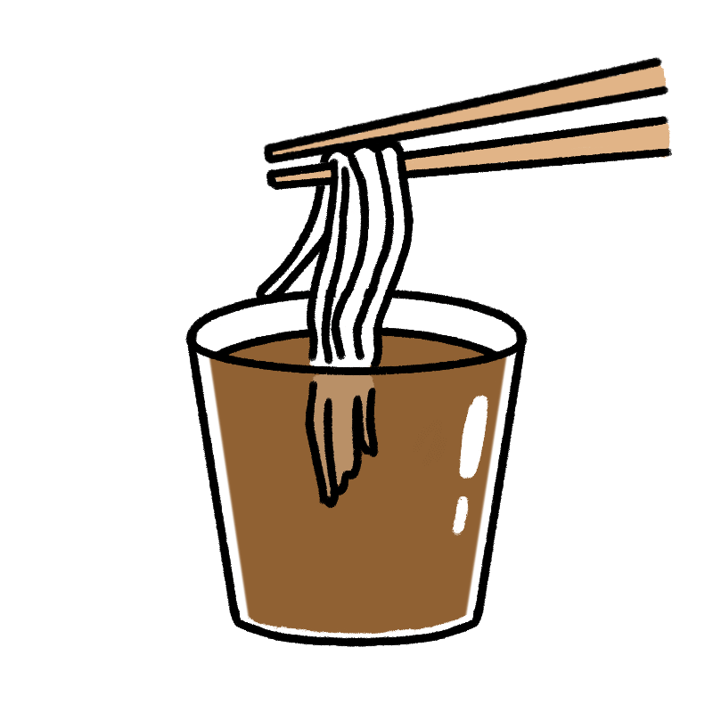 そうめん – イラストせんせい使いやすいフリー素材集