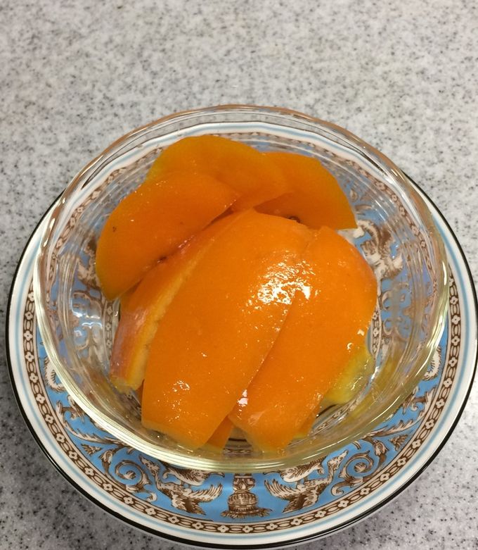 スライスオレンジのシロップ煮*』