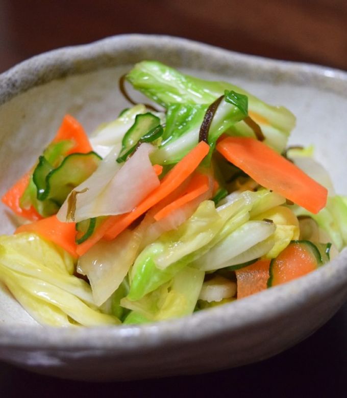 きゅうりの白だし浅漬け ポリ袋ですぐでき