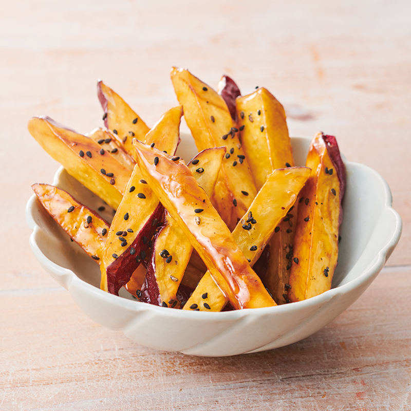 お弁当おかずや作り置きに!さつまいもの簡単副菜レシピ!ほほえみごはん-冷凍で食を豊かに-ニチレイフーズ