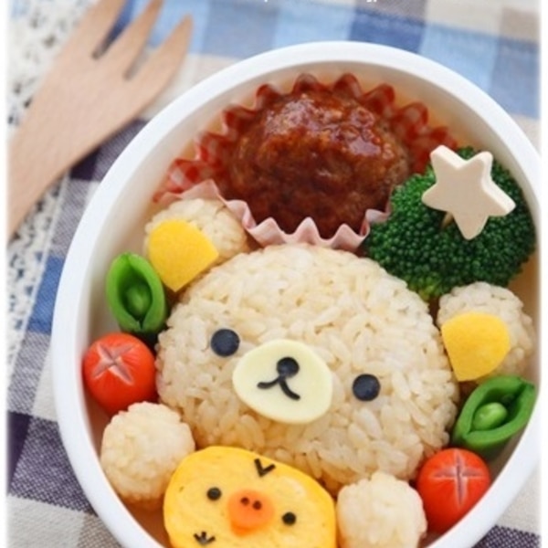 可愛さ倍増♩ 簡単ポチャッコこにぎりで子どもが喜ぶ！ : まるの簡単キャラ弁・キャラフード