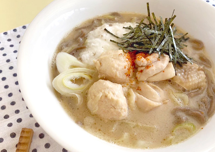 冷やし茶そばの山かけの作り方管理栄養士が解説