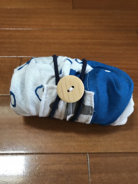 手ぬぐい2枚エコバッグ 手作りTikTok