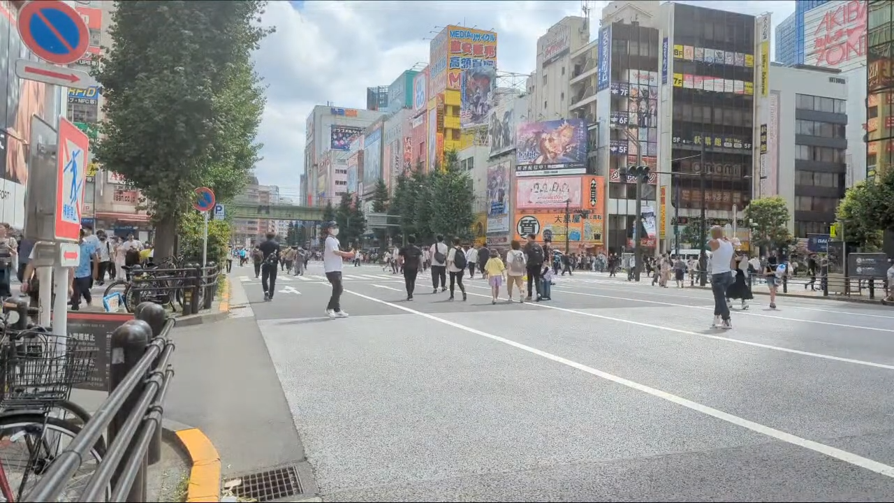 【高画質FHDライブカメラ】秋葉原　歩行者天国　定点カメラ　Akihabara Pedestrian paradise