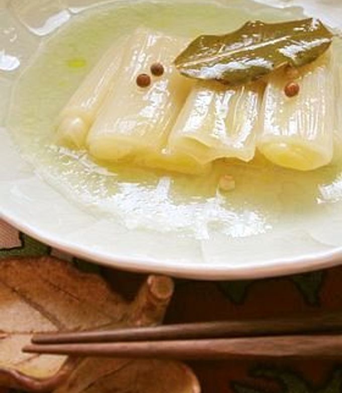 長ねぎのオイルマリネ