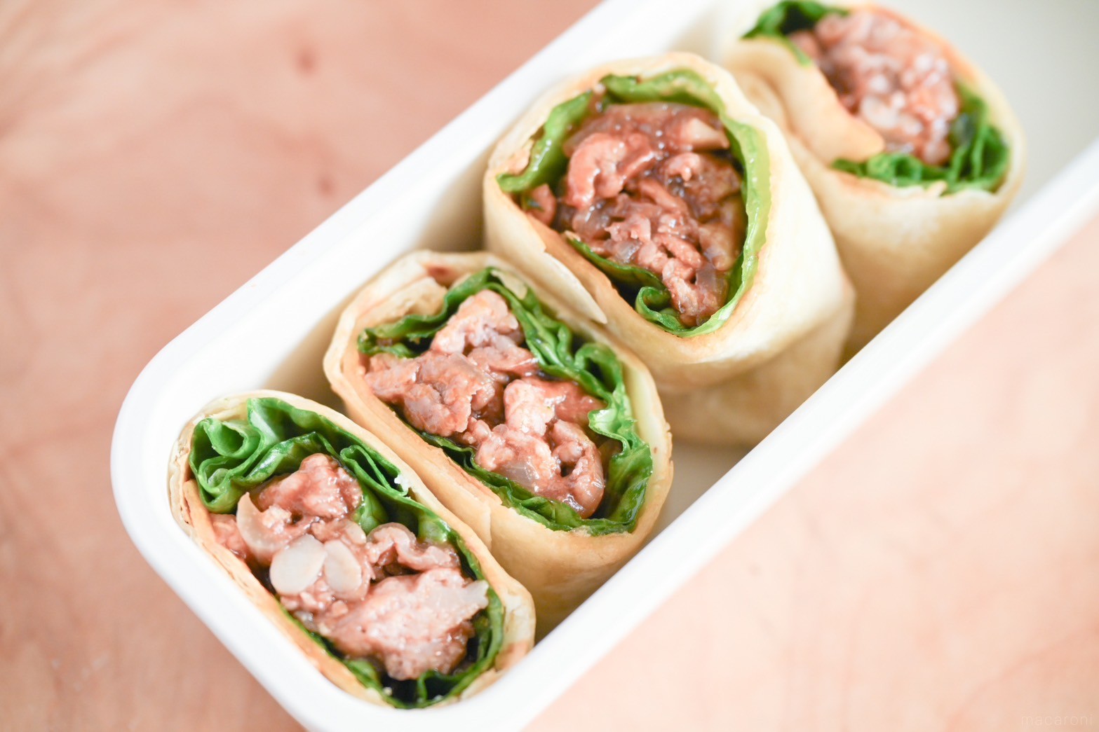 具がこぼれない！ トルティーヤの巻き方