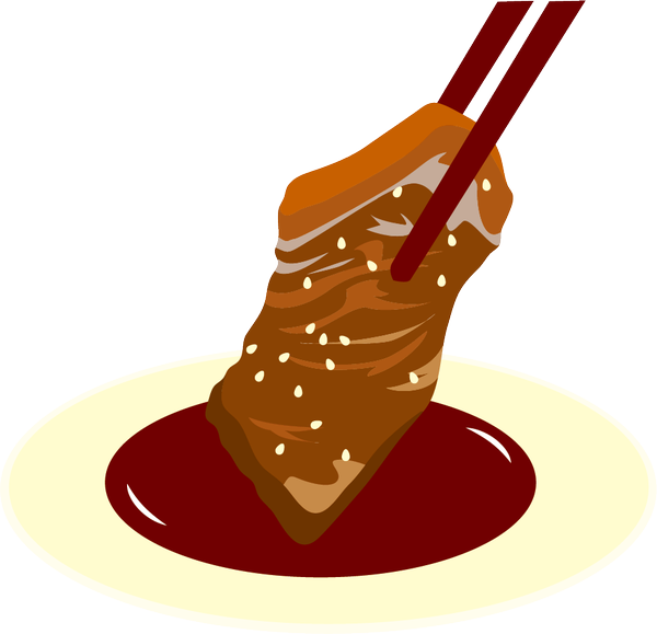 焼肉のイラスト無料のフリー素材 イラストエイト